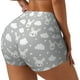 thumbnail image 1 of Fotbe Rabbit And Cloud Shorts Sin Costuras – Shorts Deportivos de Cintura Alta para Mujer, Elásticos para Gimnasio, Yoga, Running o Ciclismo-Small, 1 of 8
