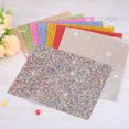 thumbnail image 6 of Uxcell Bling Rhinestone Sheet Self Adhesive Sticker 15.75 x 9.44 Inch DIY Car Decoration Sticker Purple Red, 6 of 6