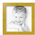 thumbnail image 2 of ArtToFrames 9x9 Inch Yellow Picture Frame, This Yellow Wood Poster Frame is Great for Your Art or Photos, Comes with Regular Glass (4747), 2 of 8