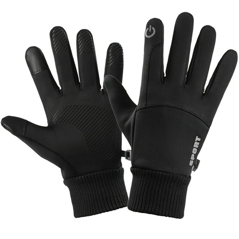 Autumn And Winter Warm Gloves Full Finger Waterproof Windproof And Cold Resistants Outdoor Sports Riding Motorcycle Dish Gloves Small Nail Tech Gloves