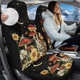 thumbnail image 2 of KUIFORTI Sunflower Mushroom Car Seat Covers Anti-Slip Two Front Only for Car Soft Comfortable Cars Interior Cover Easy Installation Suitable for Cars Sedans SUV, 2 of 7