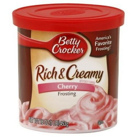 Betty Crocker Rich & Creamy Cherry Frosting (Pack of 24)