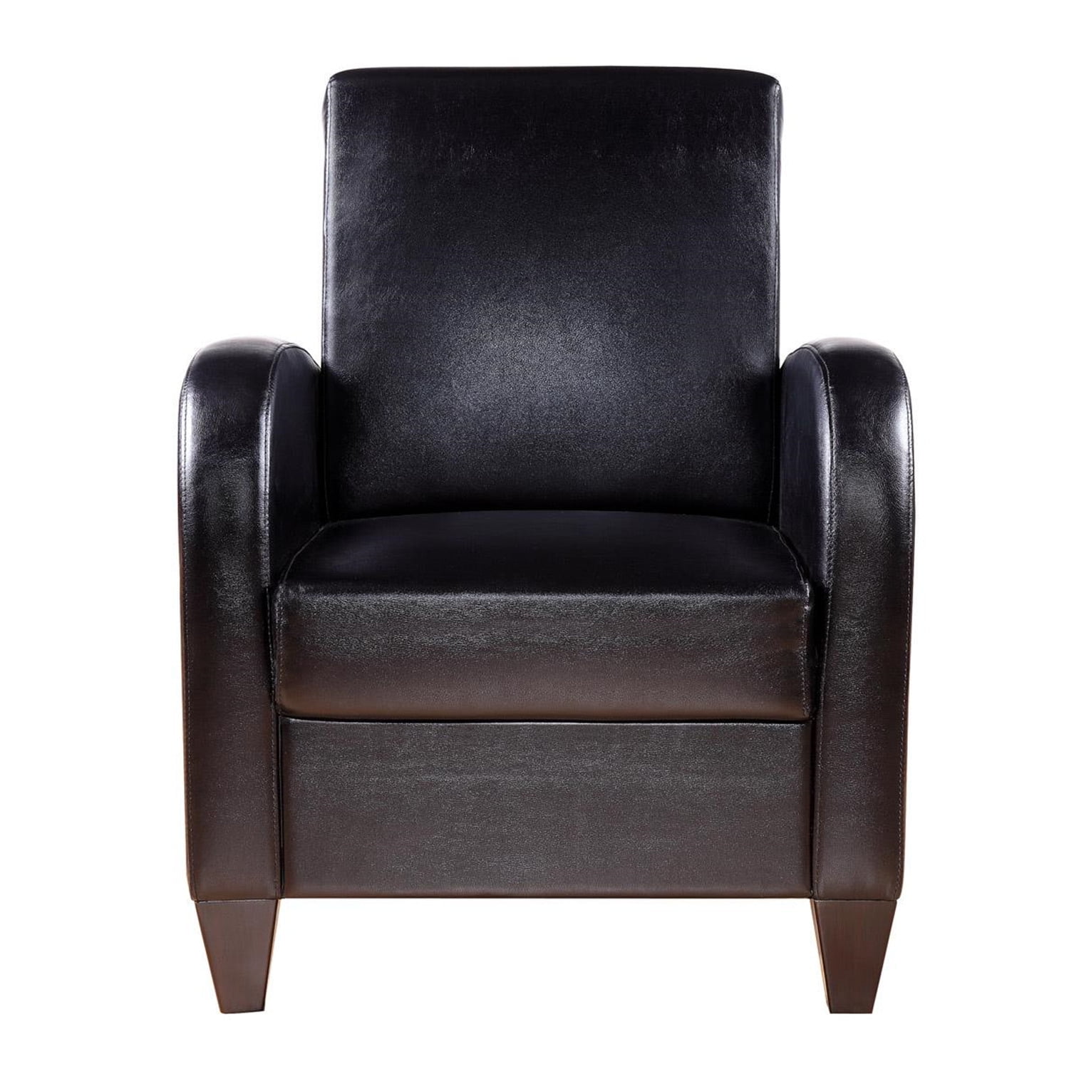 Nathaniel Home PU Accent Chair with Solid Wood Legs And Frames-Color