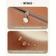 thumbnail image 5 of Bolsa de maquillaje de viaje, bolsa de cosméticos de alta capacidad, bolsa portátil impermeable, bolsa de cosméticos, organizador de maquillaje marrón 4.33*4.13*9.25 pulgadas/24*12*13 cm, 5 of 5