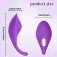 thumbnail image 6 of TLUDA Wearable Panty Vibrator, APP Remote Control Butterfly Vibrator with 9 Vibration Modes, Adult Sex Toys for Women, Purple, 6 of 6