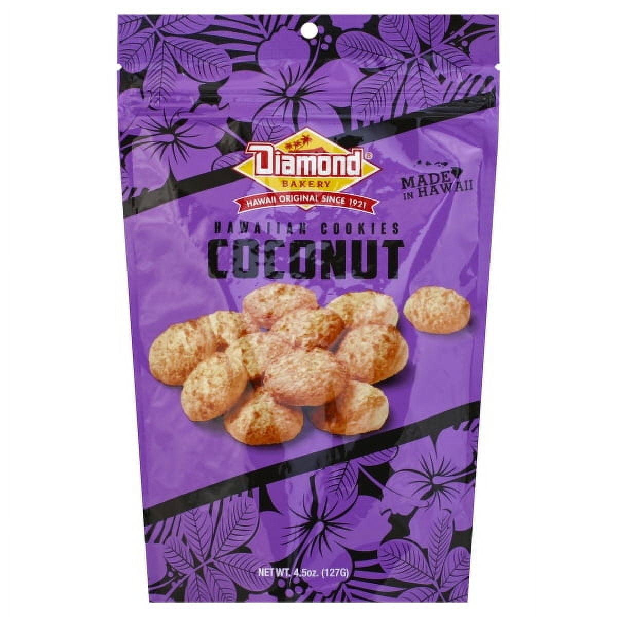 Diamond Bakery Hawaiian Coconut Cookies, 4.5 oz