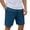 #02 Blue 【Everyday Essentials: Stock Up on Colors】, variant on Men's Elastic Waist Lace-Up Pocket Shorts Pants Bottoms for Home Exercise Fitness Workout Casual Wear Comfortable Activewear | Ihhxva,Yellow 2XL