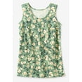 thumbnail image 4 of Woman Within Plus Size Perfect Printed Scoopneck Tank, 4 of 6
