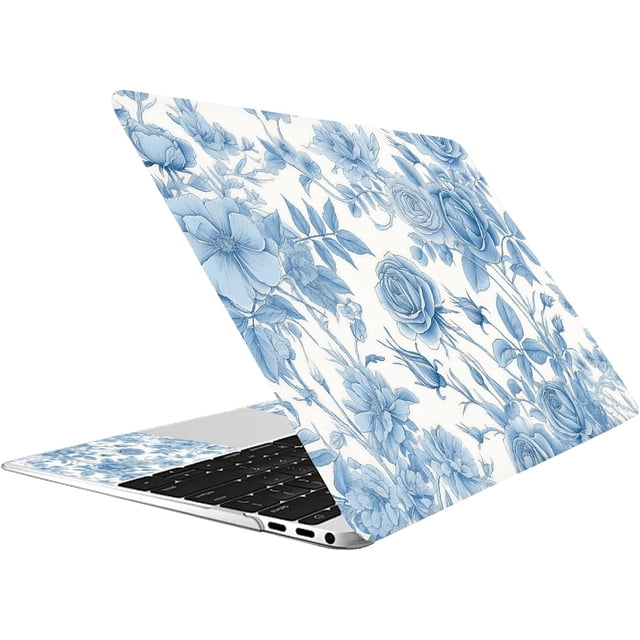 Notebook Skin Sticker 15×10.6In Flower Laptop Decal Sticker Cover Universal Reusable Skin Cover for Laptop Netbook PC Notebook Personalized Art Case Protector Waterproof and Scratch Proof