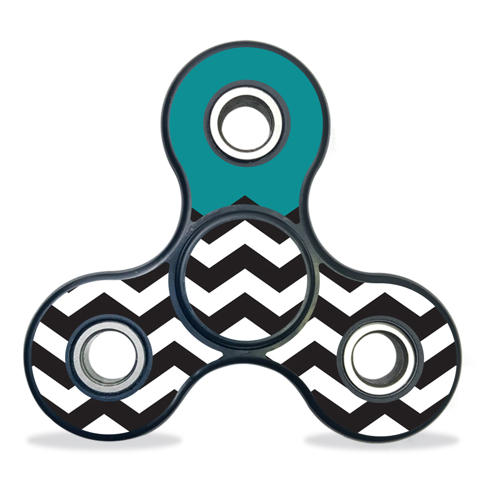 Spinner Sticker Skin Decal Wrap Compatible With Fidget Spinner Hand Tri Fydget toy ...