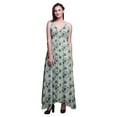thumbnail image 1 of Bimba Robe Longue Maxi Imprimée Teinture sur Nœuds pour Femmes, Tenue d'Été, Petite Taille, 1 of 5