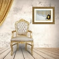 thumbnail image 3 of Gholami, Mohadese 32x23 Gold Ornate Wood Framed with Double Matting Museum Art Print Titled - Yellow And Blue, 3 of 4