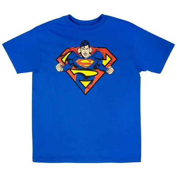 Superman 112737x Superman en T-Shirt Bouclier - Extra Large 14-16