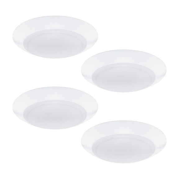 FM-306-9CS-WT-4 WAC Limited Disc - 15W 1 LED Flush Mount (Pack of 4)-7.5 Inch Tall and 1.25 Inch Wide