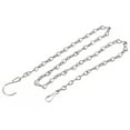 thumbnail image 1 of Unique Bargains 90cm Extension Lighting Chain S Hook Hanging Chains Silver Tone 2 Pack, 1 of 6
