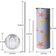 thumbnail image 5 of 20 OZ Stainless Steel Tumbler Travel Coffee Mugs with Straw,Thermal with Lids for Hot and Cold Drinks for School Camping, 5 of 7