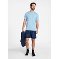 thumbnail image 4 of Athletic Works Men's and Big & Tall Tri Blend Tee with Short Sleeves, Sizes XS-4XLT, 4 of 5