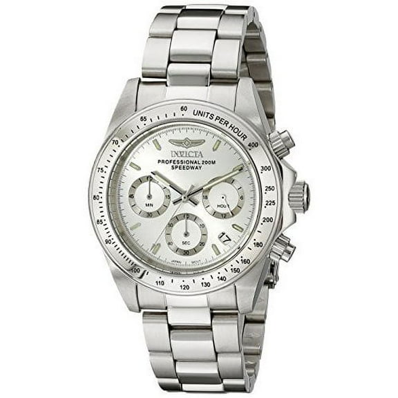 Invicta Men's Speedway 14381 39.5mm Grey Steel Bracelet & Case Mineral Watch