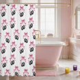 thumbnail image 3 of Erosebridal Cherry Shower Curtain 72Wx72L Blush Bathroom Curtain, Blush Cherry, 3 of 5