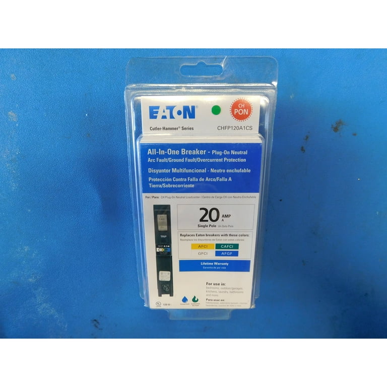 CH 20 Amp All in One AF/GF Plug-On-Neutral Breaker CH 20 Amp All in One AF/GF Plug-On-Neutral Breaker