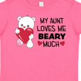 thumbnail image 4 of Inktastic My Aunt Loves Me Beary Much Cute Bear Boys or Girls Toddler T-Shirt, 4 of 5