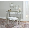 thumbnail image 3 of Linon Madison Silver Vanity Set - White, 3 of 19