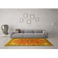 thumbnail image 3 of Ahgly Company Indoor Round Medallion Yellow Traditional Area Rugs, 8' Round, 3 of 4