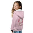 thumbnail image 2 of Xoenoiee Pink Axolotl Flower Print Full Zip Hoodies for Girls Fleece Hooded Sweatshirt for Kids Teens Long Sleeve Sweater Shirt Loose Comfy Fall Clothes Outfits Youth Sportswear, L, 2 of 7