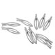 thumbnail image 5 of 10 piezas de pinzas para el cabello hallazgos bricolaje artesanía pinza para el cabello accesorio para fabricación BLESIY Las pinzas de pelo, 5 of 8
