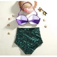 thumbnail image 4 of Mother Daughter Matching Mermaid Swimwear Swimsuit Sets, 4 of 6