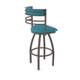 thumbnail image 2 of 860 Hunter 30" Swivel Bar Stool with Bronze Finish and Graph Tidal Seat and Back, 2 of 5