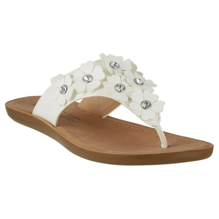 

Juniper & Lime womens Flora Sandals 7 White