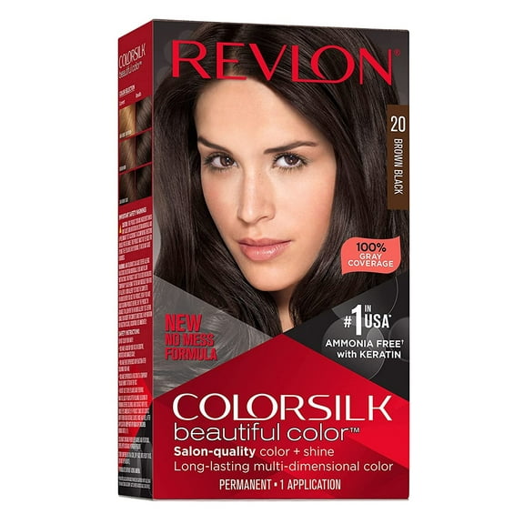 Revlon Colorsilk #20 Brown Black (Pack of 3)