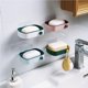 thumbnail image 5 of Toystoory Caja de jabonera montada en la pared Perforación libre Soporte de bandeja de drenaje de 2 capas Estante de almacenamiento para inodoro de baño Juegos de accesorios de baño Rosado Toystoory HA000549-04B, 5 of 6