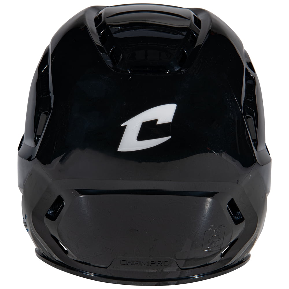 Champro HXE Fastpitch Softball Uncoated Batting Helmet, Large, Black