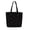 Black, variant on EcoRight Large Zipper Canvas Tote Bags for Women for Shopping, Work & Travel