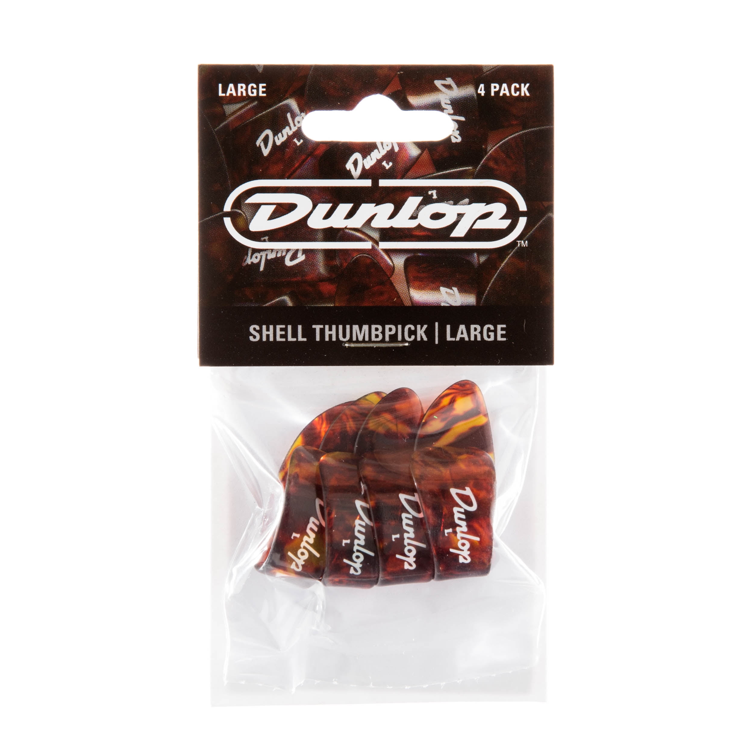 Dunlop Thumb Picks  Shell  Large  8 Pack  9023P