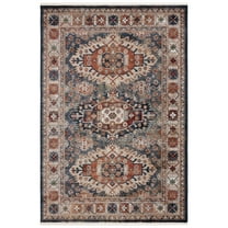 SAFAVIEH Vintage Persian Dervla Medallion Area Rug, Cream/Rust, 5'3" x 7'7"