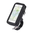 thumbnail image 4 of Waterproof Motorcycle Phone Holder Mount for Electric Scooter, Rearview Mirror Navigation Bracket Bag with Large Capacity, 4 of 10