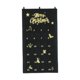 thumbnail image 2 of Calendario de adviento navideño BLESIY colgante de pared con 24 bolsillos negro, 2 of 8