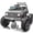 Gray-Upgraded 4WD, variant on Joyracer Chevrolet Cheyenne 4WD 24 Volt Ride on Toys, Electric Car for Kids, Power Truck Wheels with Remote, Bluetooth, USB, LED Lights, Black
