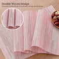 thumbnail image 3 of Set de 4 Manteles Individuales Leetaltree Rosa Misty 46x30cm Resistentes al Calor, 3 of 9
