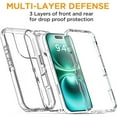thumbnail image 2 of ANTHOUSE  for iPhone 17 Pro Max Case Clear Compatible with MagSafe 3 in 1 Heavy Duty Drop Protection Full Body Rugged Shockproof/Dust Proof 3-Layer Military Protective Tough Durable Cover 6.9"_1, 2 of 8