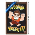 thumbnail image 3 of Disney Wreck It Ralph: Ralph Breaks The Internet - Wreck It Wall Poster, 14.725" x 22.375", Framed, 3 of 5