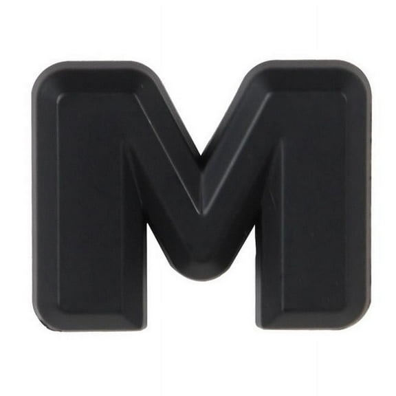 Pilot IP-555MMB 2.5 in. Automotive Emblem Letter M, Matte Black