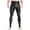 Black, variant on iiniim Men's Plus Size Glossy High Waist Stirrup Leggings Tights Gym Workout Yoga Pants Blue XL