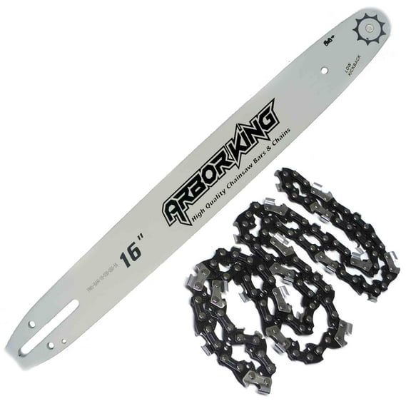 16 Chainsaw Bar & Chain Combo 3/8 .050 56 DL Compatible with Husqvarna / Replaces 585422156, 596009756, 501959256, 501842156, 501847056