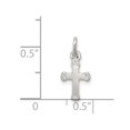 thumbnail image 4 of Sterling Silver Polished Cross Charm QC8148, 4 of 5