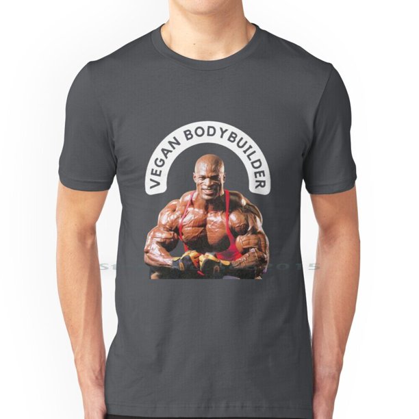 Camiseta vegana de culturismo para hombre, camisa 100% de algodón, para culturismo, Ronnie King xuanjing unisex