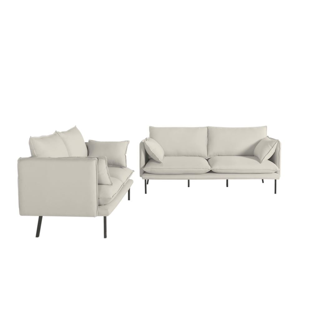 Soft Couches Set for Living Room, 2 Piece Sofa Set Including Sofa